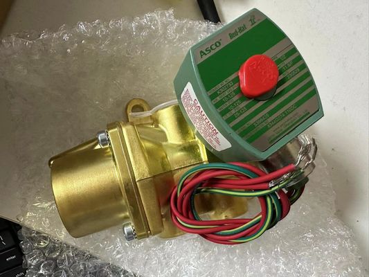 8344G074 110V Emerson ASCO zawór magnetyczny 4-drogowy 1/2 "NPT Jednorazowy zawór magnetyczny