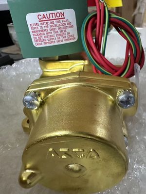 8344G074 110V Emerson ASCO zawór magnetyczny 4-drogowy 1/2 "NPT Jednorazowy zawór magnetyczny