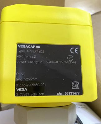 CP62.XXBGARAMX VEGA Miernik poziomu VEGACAP 62 Pojemnościowa sonda prętowa do wykrywania poziomu