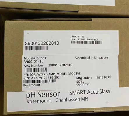 3900-01-10 3900 Rosemount PH Sensors General Purpose PH ORP Sensor