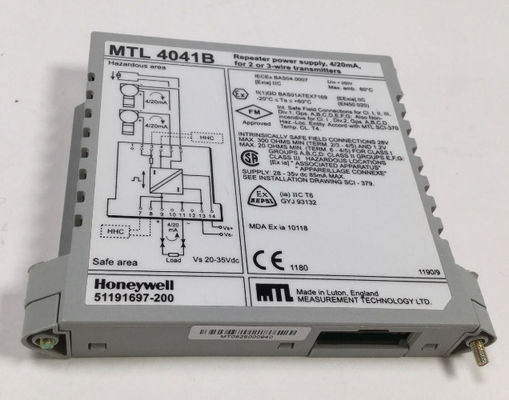 MTL4041B MTL Instrumenty Powtarzacz Zasilanie Numer kanałów Jeden