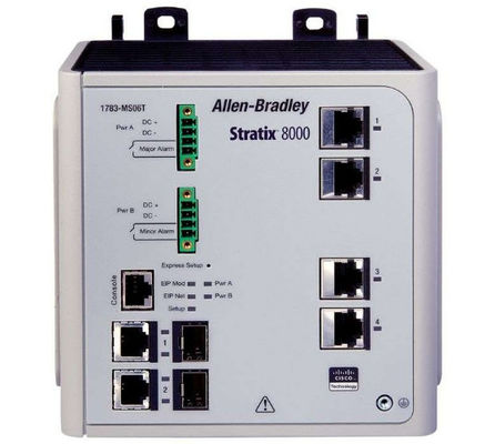 1783-MS06T Allen Bradley 6 Przełącznik portów Liczba portów 6 Przełączniki zarządzane przez Stratix