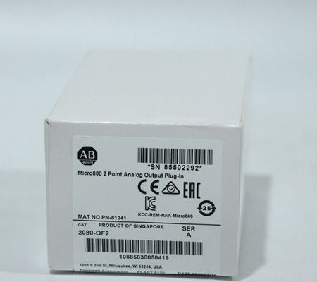 2080-OF2 Allen Bradley Micro800 2-punktowy moduł analogicznego wyjścia plug-in