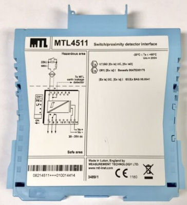 MTL4511 MTL Instruments Switch/Proximity Detector Interface 1-kanałowy, z wykrywaniem usterek linii