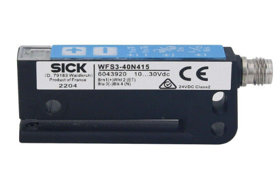SICK WFS3-40N415 czujniki widelcowe WFS 20 ms Czas inicjalizacji Przełączanie światło/ciemno