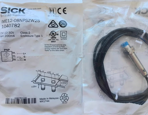 SICK IME12-08NPSZW2S Indukcyjne czujniki bliskości IME Napięcie zasilania 10 V DC-30 V DC