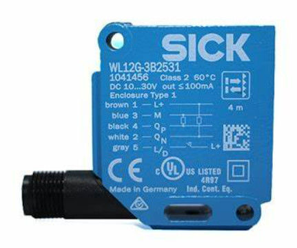 SICK WL12G-3B2531 prostokątny czujnik fotoelektryczny do zastosowań przemysłowych