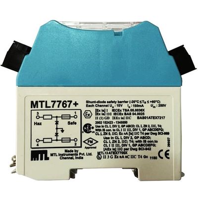 MTL7767+ bariery MTL Zener bariery bezpieczeństwa jednokanałowe do zastosowań przemysłowych