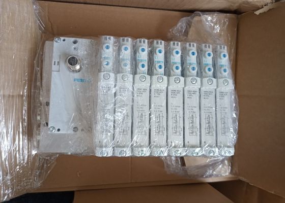 Festo Valve manifold VTUG z wtyczką wielopinową lub połączeniem busem polowym VTUG-14-VRPT-B1T-Q12B-UB-Q6SU-24K+TTSC