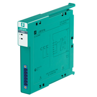 Pepperl+Fuchs LB5105A Modułowy konwerter termoparów z połączeniem przycisku tła i rozpraszaniem mocy 0,75 W