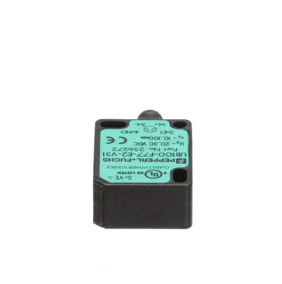 Pepperl Fuchs Ultrasonic Direct Detection Sensor UB100-F77-E2-V31 z opóźnieniem odpowiedzi ≤ 50 ms Masa 10 g