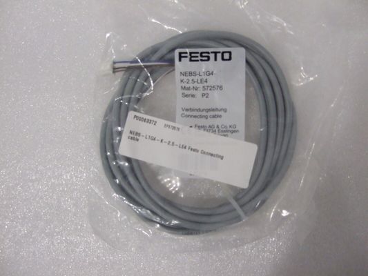 Kabel łączący Festo NEBS-L1G4-K-2.5-LE4 z posiadaczem etykiety