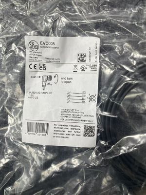 Kobieta zestaw przewodu IFM EVC005 ADOAH040MSS0005H04 Odporny na oleje i płynów chłodzących