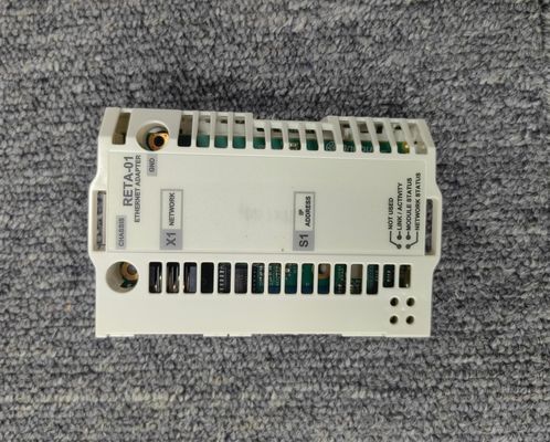 ABB RETA-01RETA-01 z serii R to jednoportny moduł adaptera Ethernet obsługujący dwa protokoły komunikacji