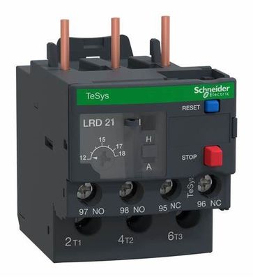 Wytrzymały relaj przeciążenia termicznego Schneider Electric LRD21 z 7.874" 200.00mm rozstawem otworów montażowych i interfejsem NAMUR