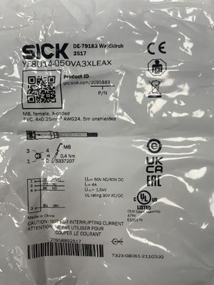 SICK YF8U14-050VA3XLEAX Kabel czujnika/aktora