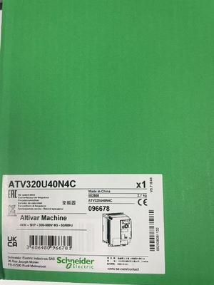 Schneider ATV320U40N4C Wariacyjny napęd częstotliwości 3.2 A Prąd wejściowy