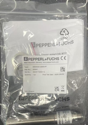 Czujnik ultradźwiękowy Pepperl+Fuchs 3RG6232-3JS00-PF z wyjściem przekaźnikowym