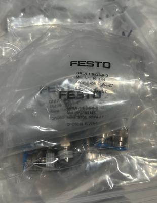 Festo Jednokierunkowy zawór regulacji przepływu GRLA-1/8-QS-6-D