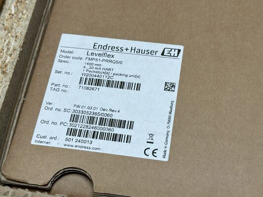 Endress Hauser FMP51-PRRQ5/0 Radarowy przetwornik poziomu z falowodem