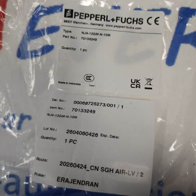 Pepperl+Fuchs NJ4-12GM-N-10M M12 Sensor zbliżenia indukcyjnego NAMUR