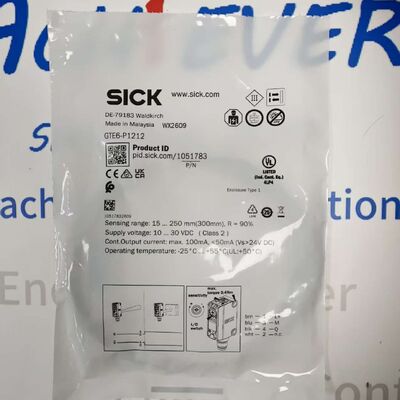 SICK GTE6-P1212 Miniaturowy czujnik fotoelektryczny dyfuzyjny