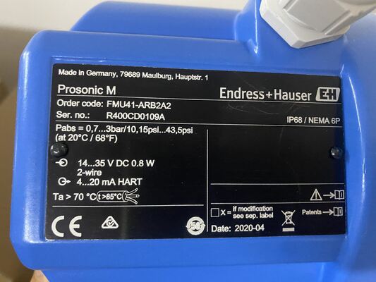 E+H FMU41-ARB2A2 Przosonic M Ultrasonic Level Transmitter