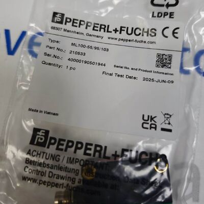 Pepperl+Fuchs ML100-55/95/103 Seria Polaryzowany odblaskowy czujnik fotoelektryczny