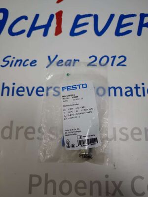Festo HGL-1/8-QS-6 Pilowany zawór kontrolny