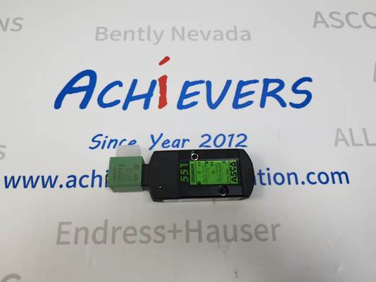 ASCO SCG551A001MS Sterowany pilotem elektromagnetyczny zawór suwakowy NAMUR