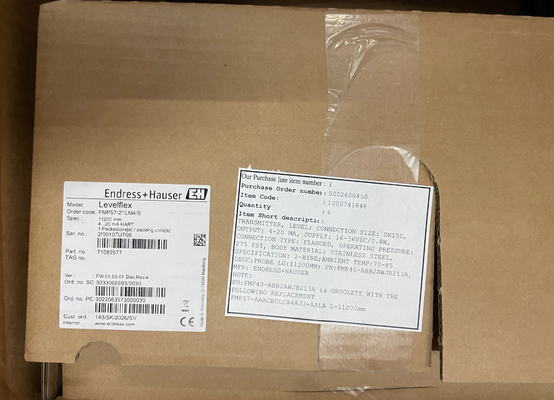 E+H FMP57-2TLM4/0 Levelflex Guided Radar Level Transmitter