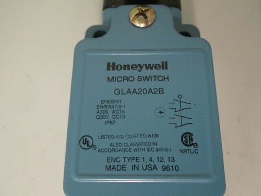Honeywell GLAA20A2B Snap Action Limit Switch Side Rotary 10A 600 VAC 250 VDC Zynk serii GLA