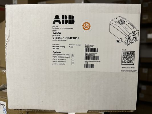 V18345-1010421001 V18345 ABB System pozycjonowania zaworów TZIDC Elektro-Pneumatyczny System pozycjonowania