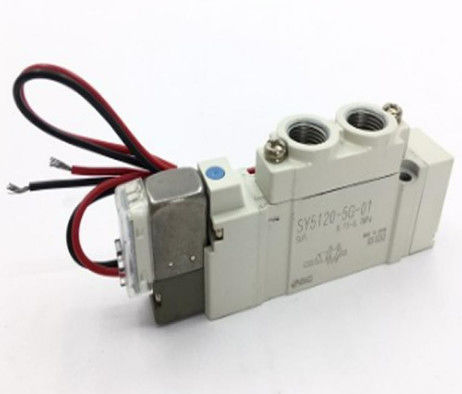 SMC SY5120-5G-01 Zawór, Sol, SY5000 SOL/WALVE, RUBBER SEAL Nominalne napięcie 24 VDC