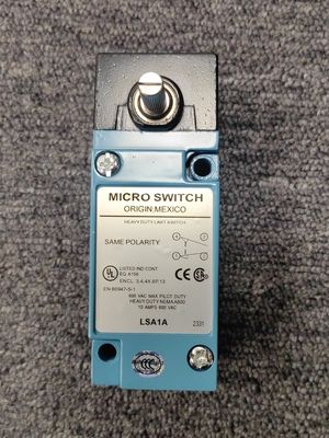Honeywell Micro Switch LSA1A Head Mount DIN Form B Manual w języku angielskim