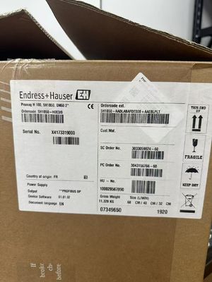 Przepływomierz elektromagnetyczny Endress Hauser 5H1B50-HOE3/0 z wejściem poziomu 1x czujnik FDU9x/8x