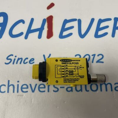 BANNER SME312LPCQD wysokowydajny spolaryzowany retrorefleksyjny czujnik fotoelektryczny