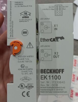 Złącze Beckhoff EK1100 EtherCAT