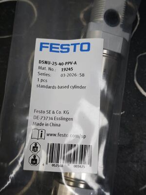 Okrągły cylinder pneumatyczny FESTO DSNU-25-40-PPV-A